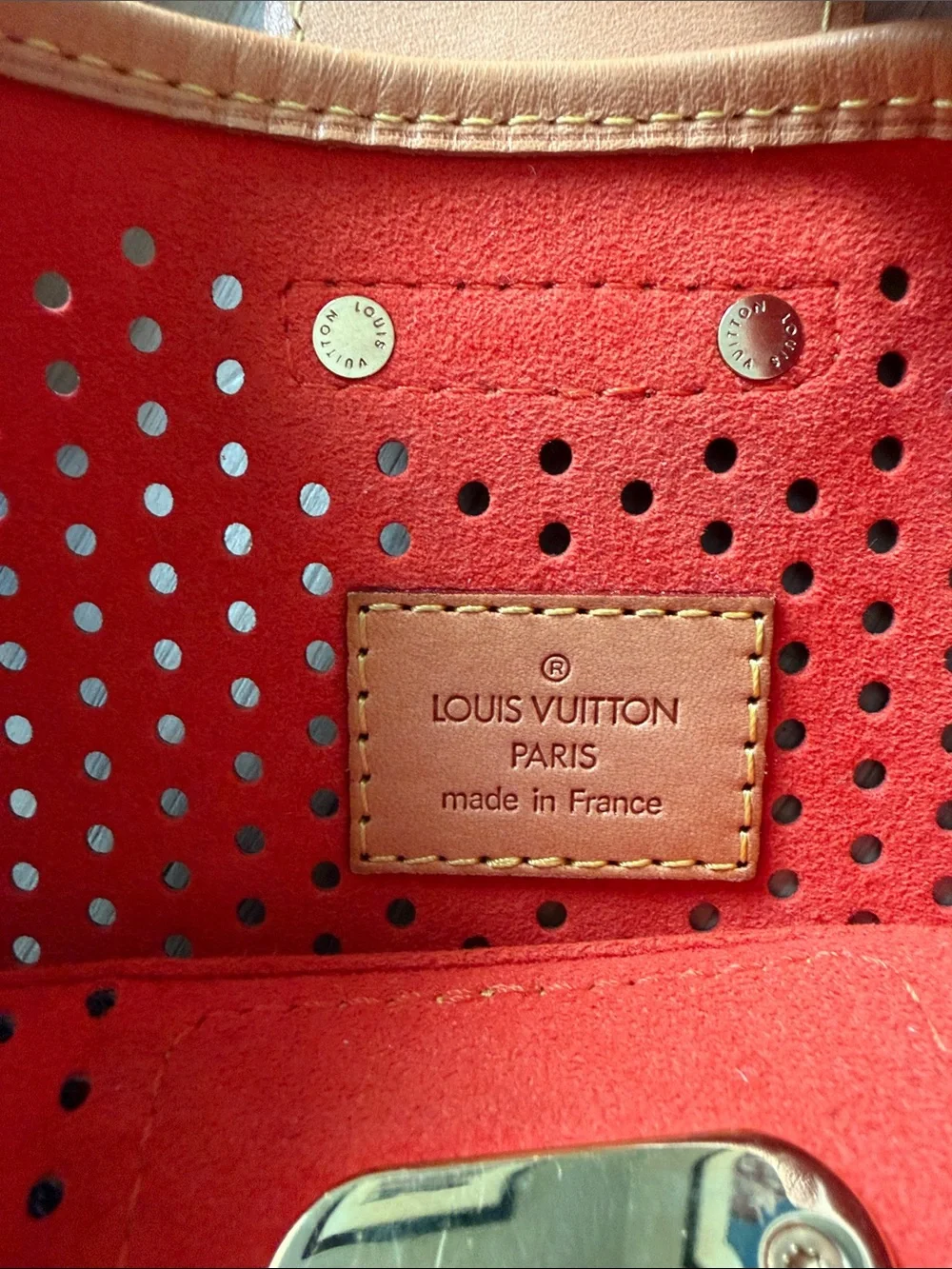 Louis Vuitton Monogram Perforated orig purchased from Von Maur trunk show